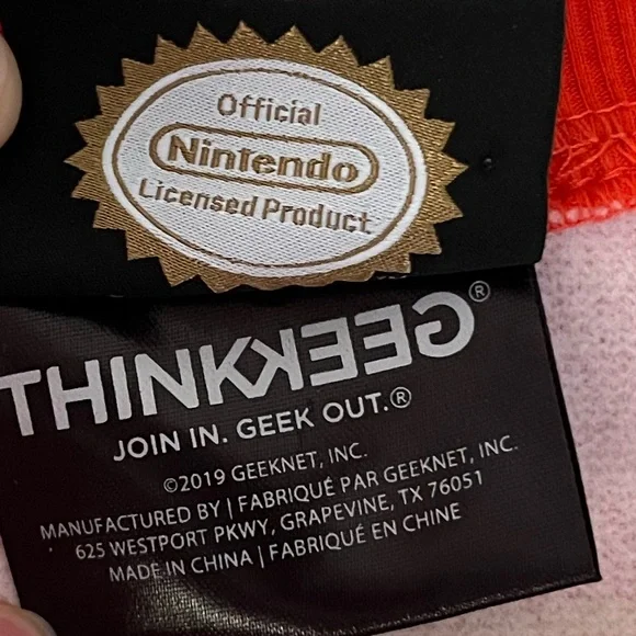 Nintendo Super Mario Christmas Unisex Knit Sweater sz L - Picture 6 of 6